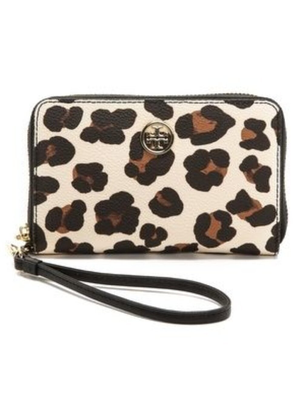 Tory Burch Leopard Wristlet Wallet 6" x 4" NWOT